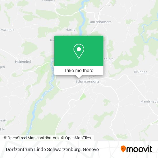 Dorfzentrum Linde Schwarzenburg map