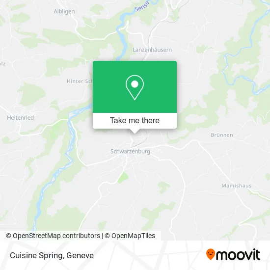Cuisine Spring map