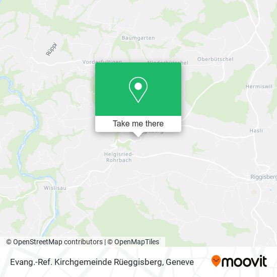 Evang.-Ref. Kirchgemeinde Rüeggisberg map