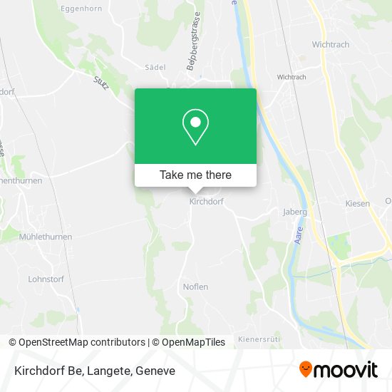 Kirchdorf Be, Langete map