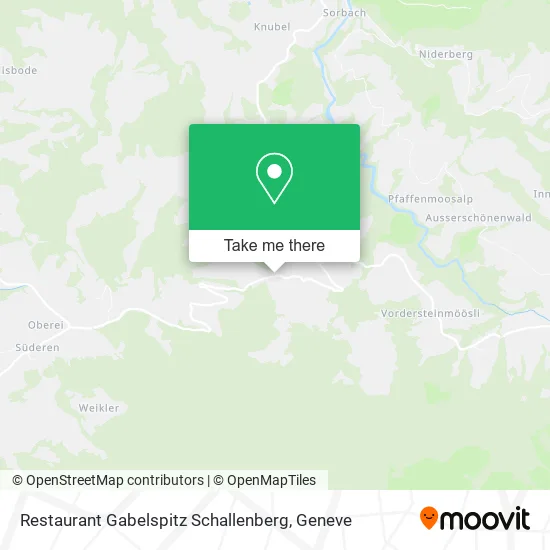 Restaurant Gabelspitz Schallenberg map