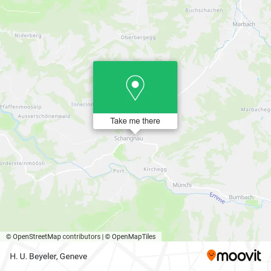 H. U. Beyeler map