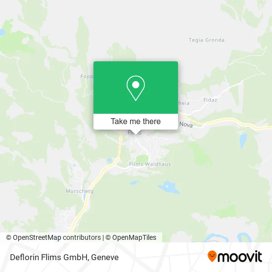 Deflorin Flims GmbH map