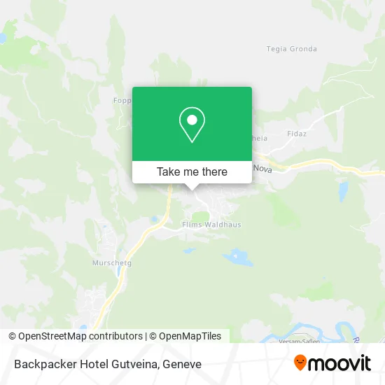 Backpacker Hotel Gutveina map
