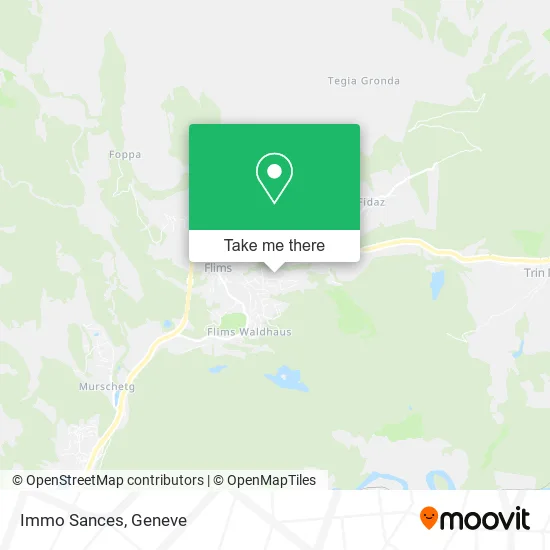Immo Sances map