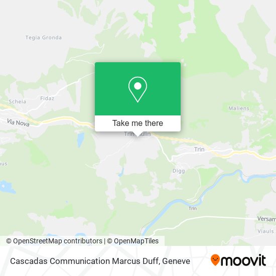 Cascadas Communication Marcus Duff map
