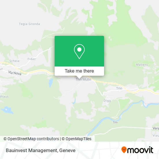Bauinvest Management map