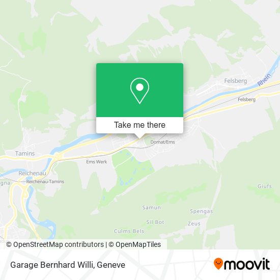 Garage Bernhard Willi map