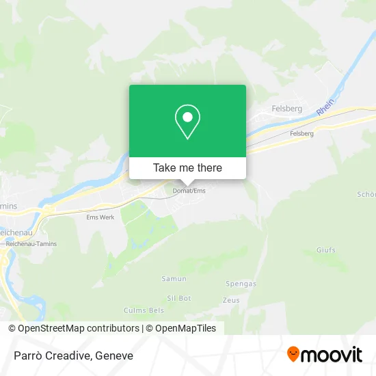 Parrò Creadive map