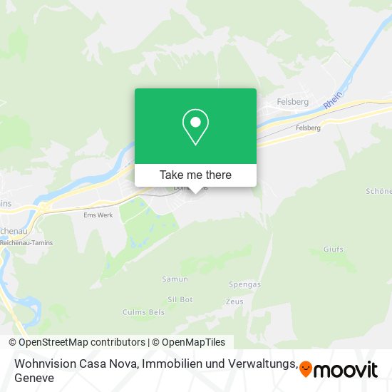 Wohnvision Casa Nova, Immobilien und Verwaltungs map