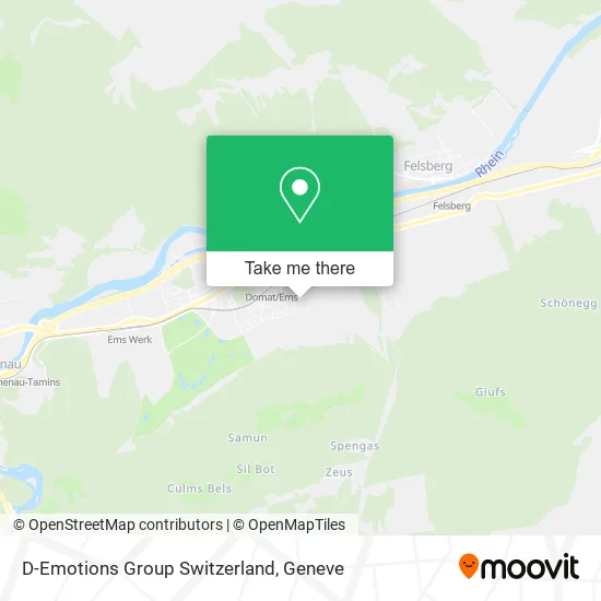 D-Emotions Group Switzerland map