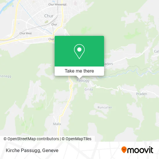 Kirche Passugg map