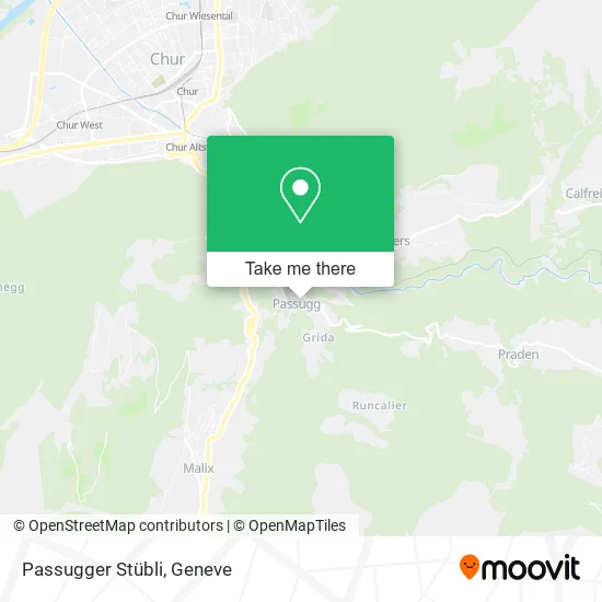 Passugger Stübli map