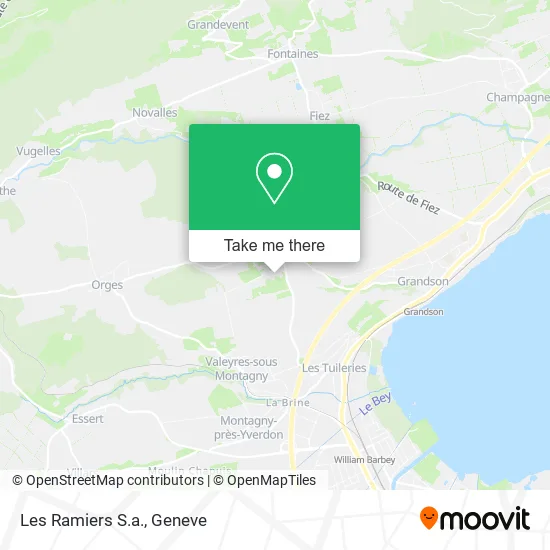 Les Ramiers S.a. map