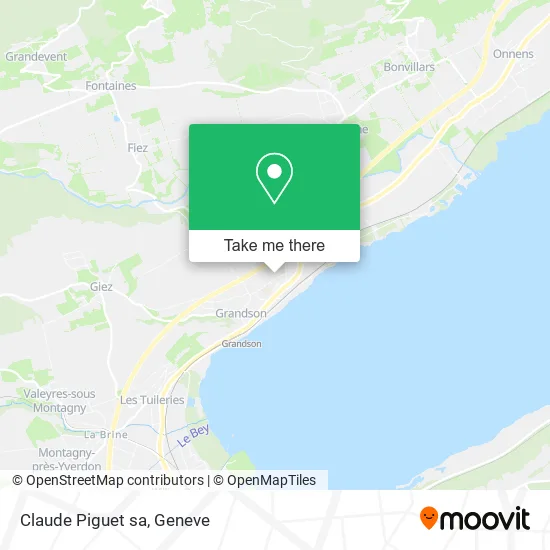 Claude Piguet sa map