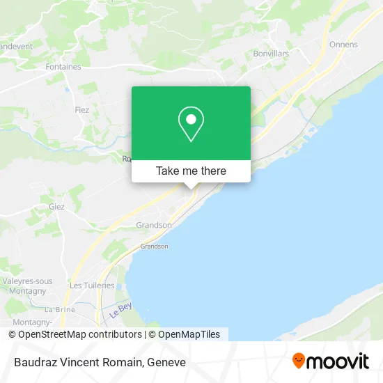 Baudraz Vincent Romain map