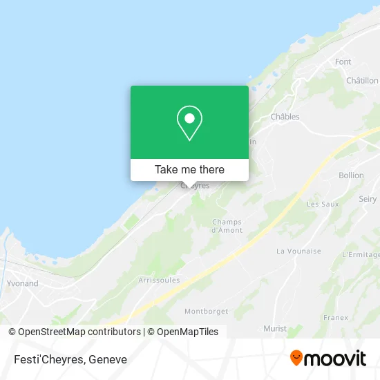 Festi'Cheyres map