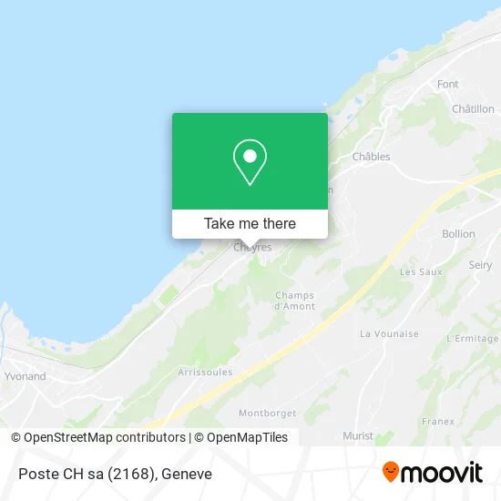 Poste CH sa (2168) map