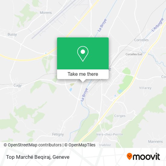 Top Marché Beqiraj map