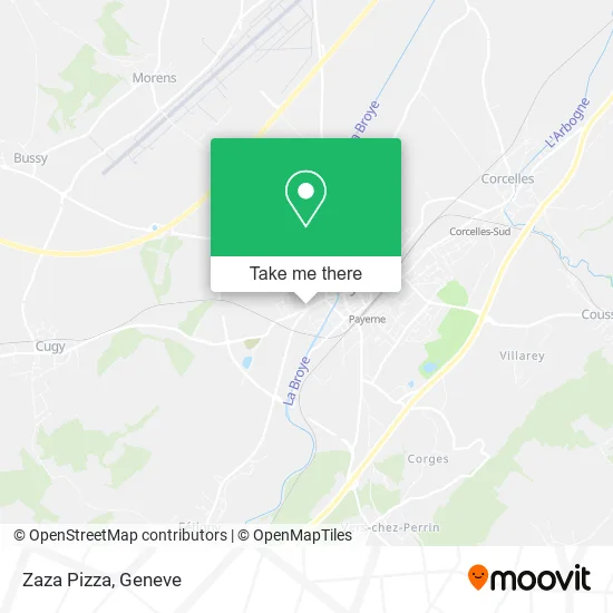 Zaza Pizza map