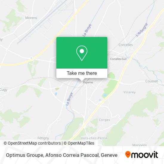 Optimus Groupe, Afonso Correia Pascoal map