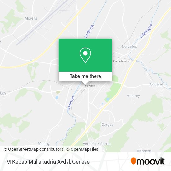 M Kebab Mullakadria Avdyl map