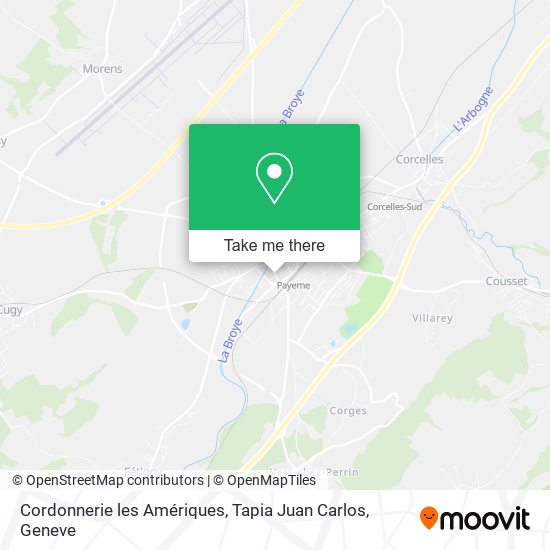 Cordonnerie les Amériques, Tapia Juan Carlos map