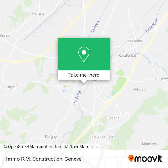 Immo R.M. Construction map