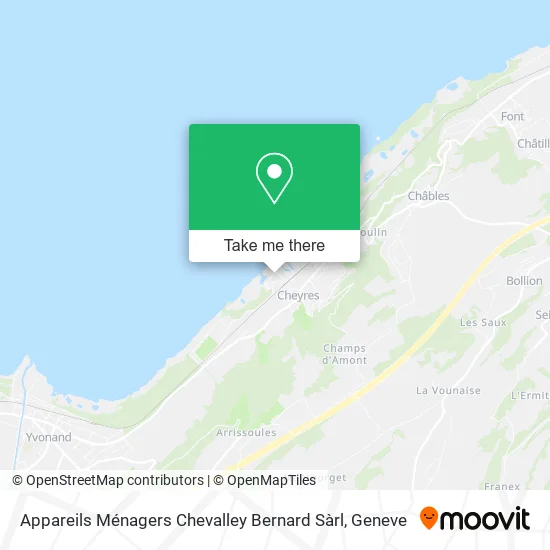 Appareils Ménagers Chevalley Bernard Sàrl map