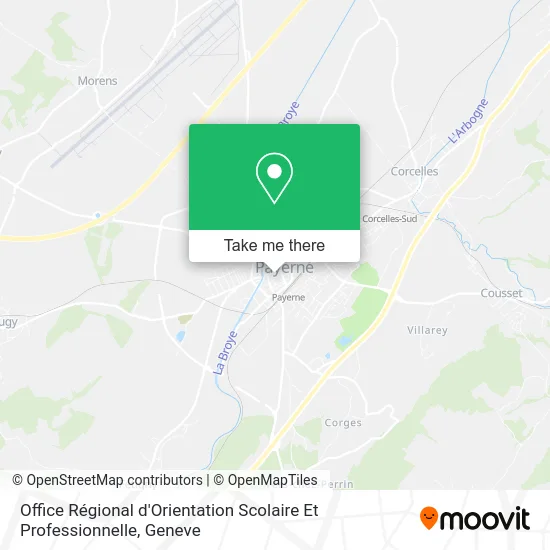 Office Régional d'Orientation Scolaire Et Professionnelle map