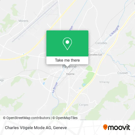 Charles Vögele Mode AG map