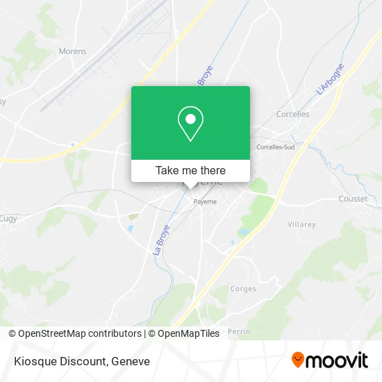 Kiosque Discount map