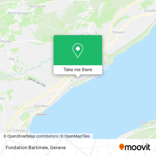 Fondation Bartimée map