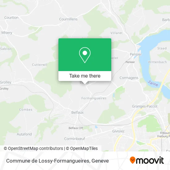 Commune de Lossy-Formangueires map