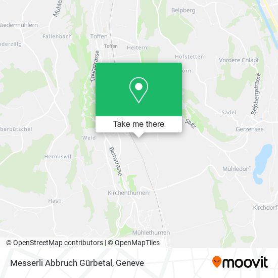 Messerli Abbruch Gürbetal map