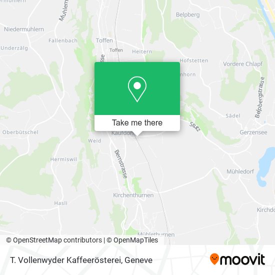 T. Vollenwyder Kaffeerösterei map