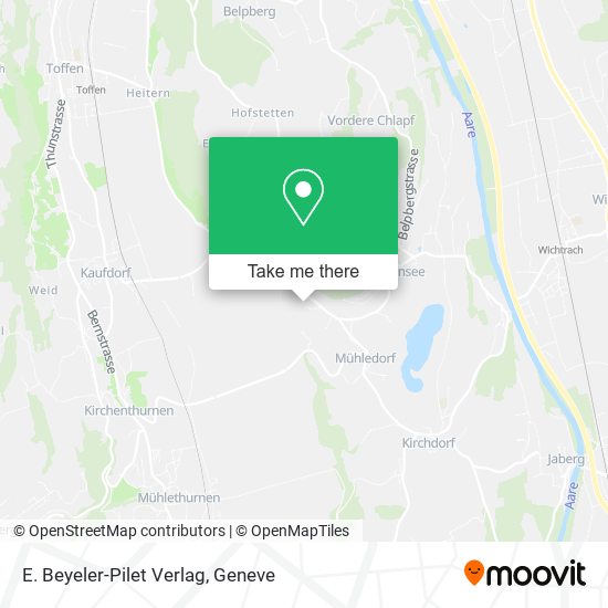 E. Beyeler-Pilet Verlag map