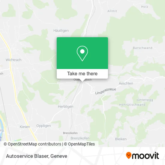 Autoservice Blaser map