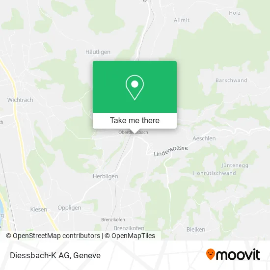 Diessbach-K AG map