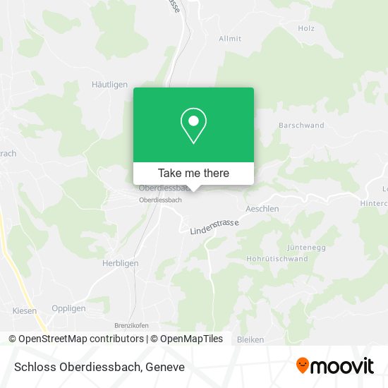 Schloss Oberdiessbach map