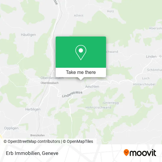 Erb Immobilien map