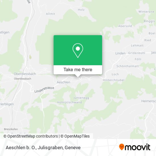 Aeschlen b. O., Julisgraben map