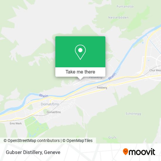 Gubser Distillery map