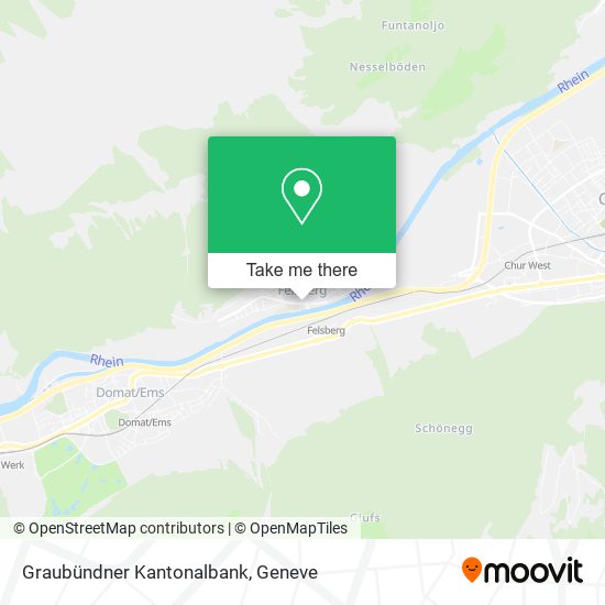Graubündner Kantonalbank map