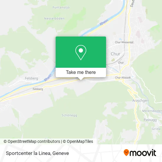 Sportcenter la Linea map
