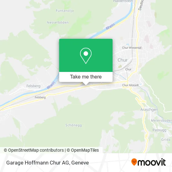 Garage Hoffmann Chur AG map
