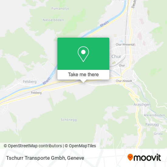 Tschurr Transporte Gmbh map