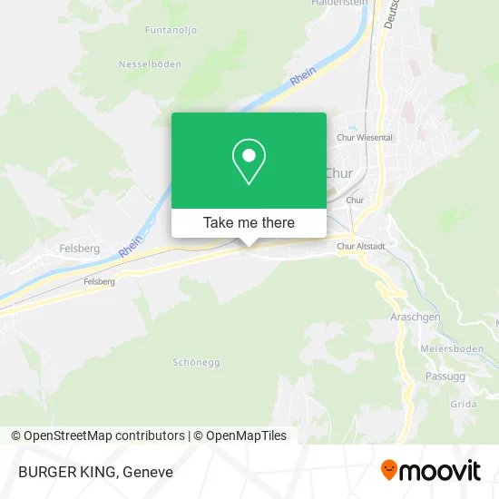 BURGER KING map