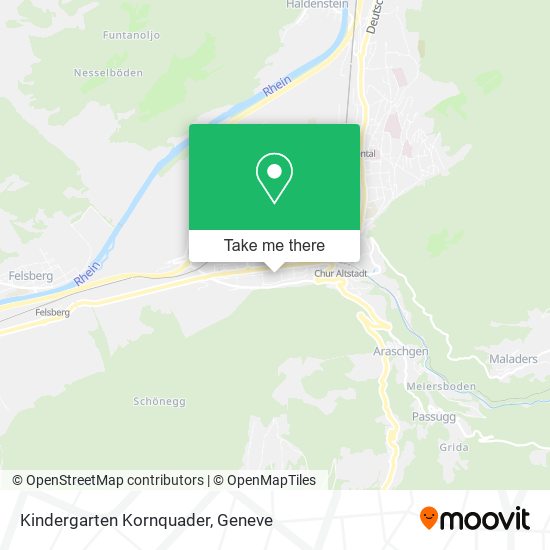 Kindergarten Kornquader map