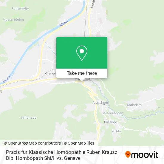 Praxis für Klassische Homöopathie Ruben Krausz Dipl Homöopath Shi / Hvs map